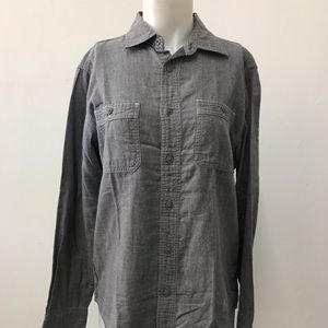 Aeropostale light grey button up long sleeve